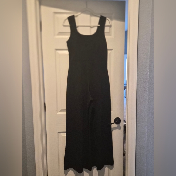Ripley Rader Black Ponte Knit Tank Wide Leg Jumpsuit- Size 4 Large - Picture 5 of 5